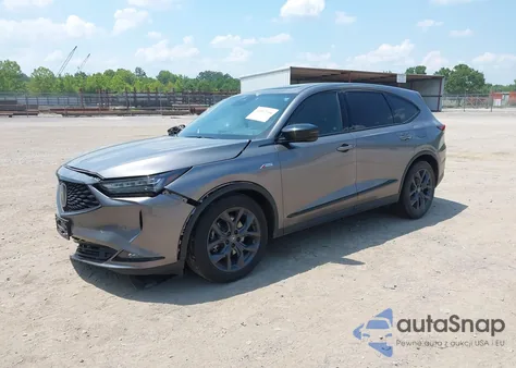 2022 Acura Mdx A-Spec Package z USA, uszkodzony, nr VIN 5J8YE1H08NL019997